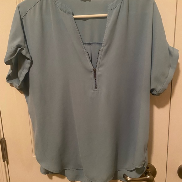 Maurices Women's Blouses Size M in Black, Teal, and Light Blue - Picture 2 of 10